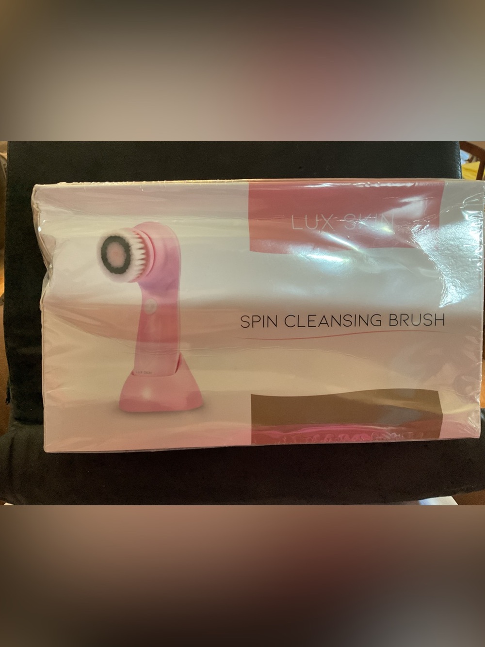 LUX Pink Spin Cleansing Brush – Gentle Facial Exfoliation